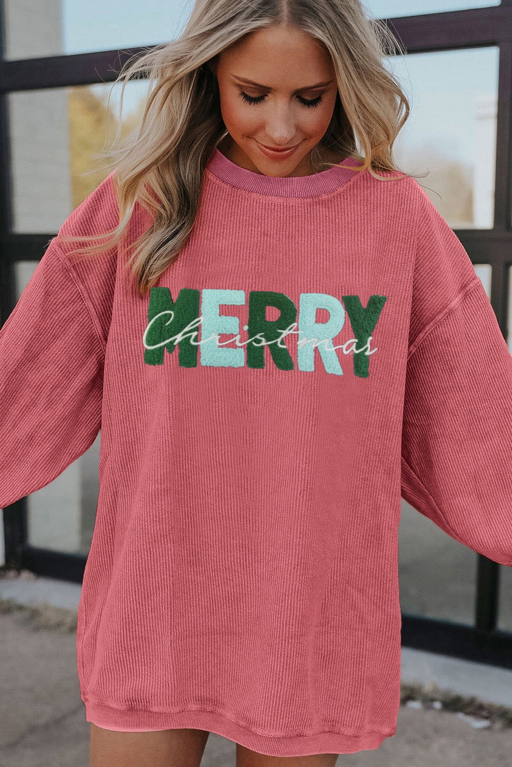 Strawberry Pink Merry Christmas