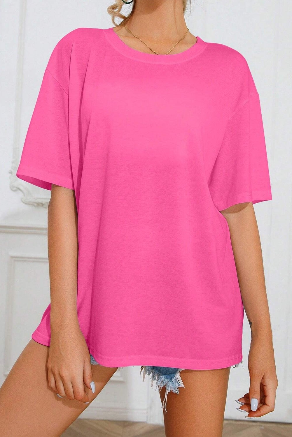 Bright Pink SUNSHINE ON MY MIND graphic Tee