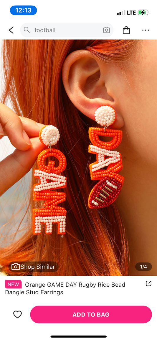 Game Day Earrings