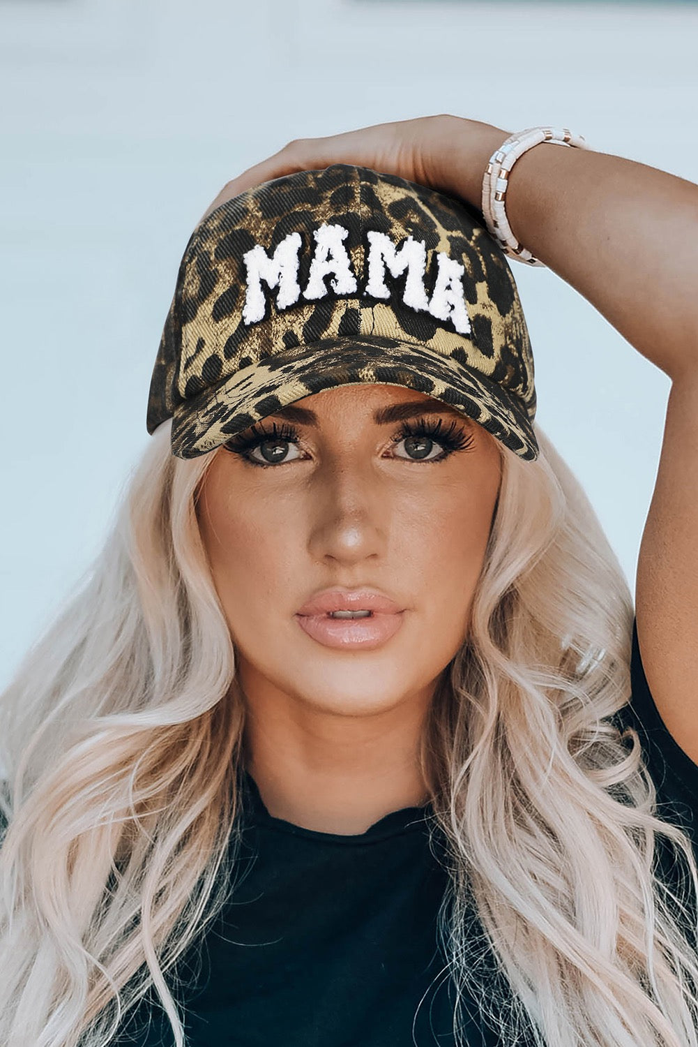 Leopard MAMA Embroidered baseball cap