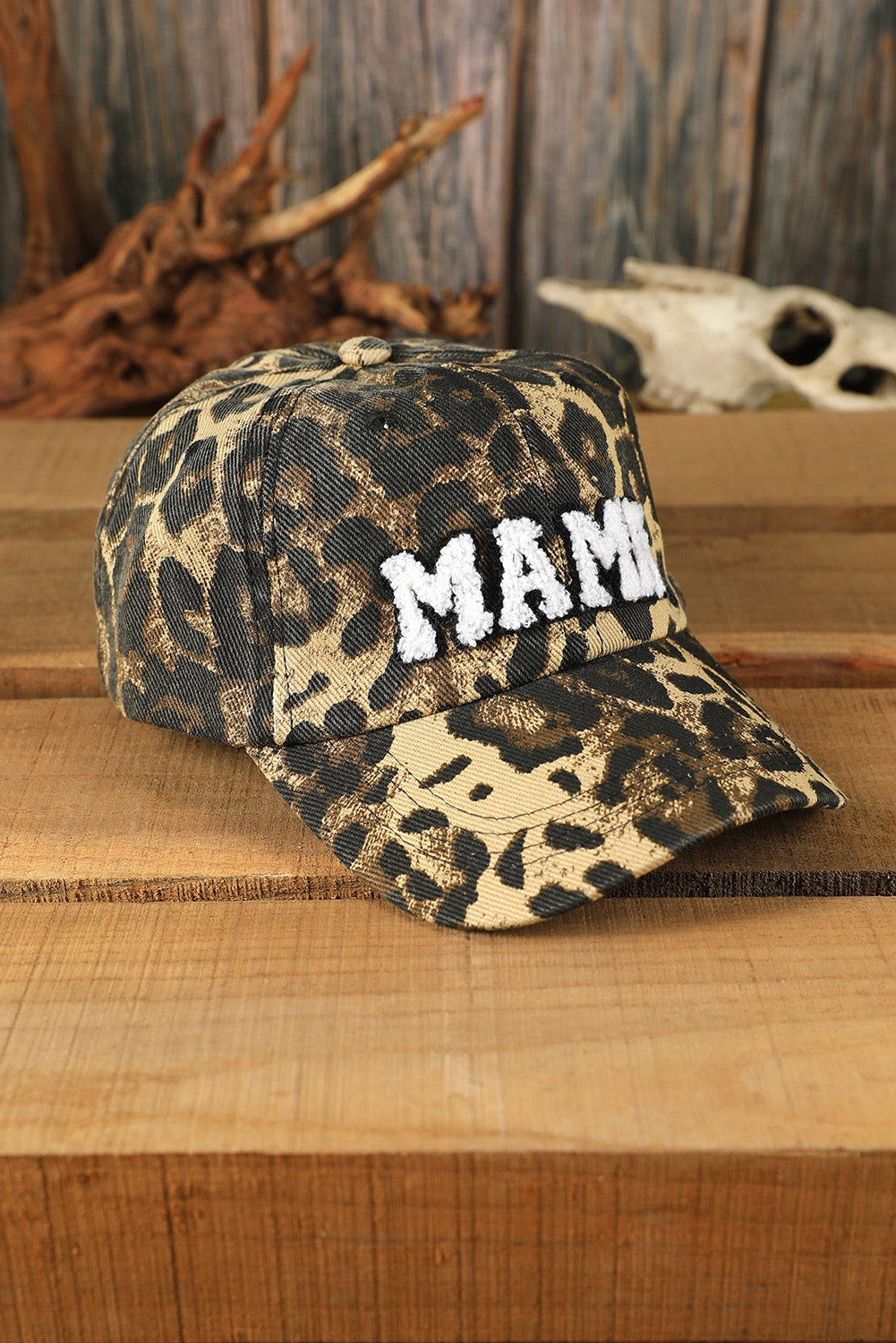 Leopard MAMA Embroidered baseball cap