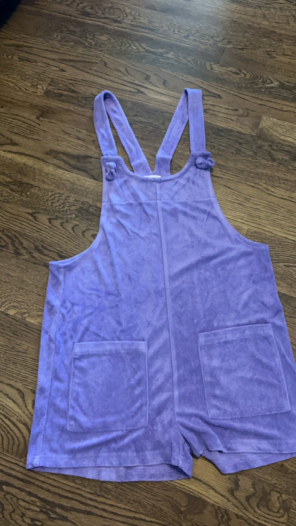 Remember this feeling Purple knotted Romper