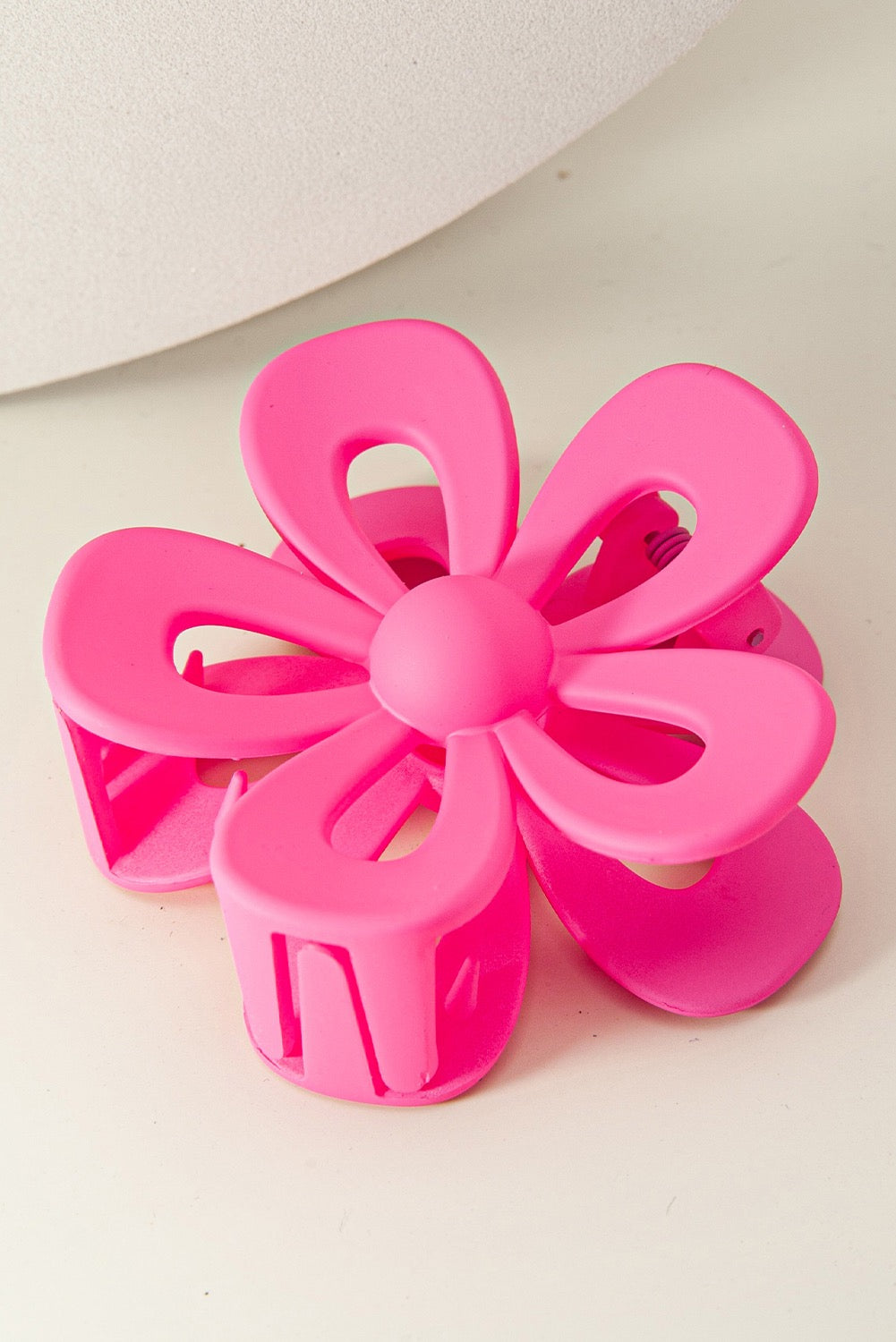 Rose Red Flower Shape Hair Claw Clip