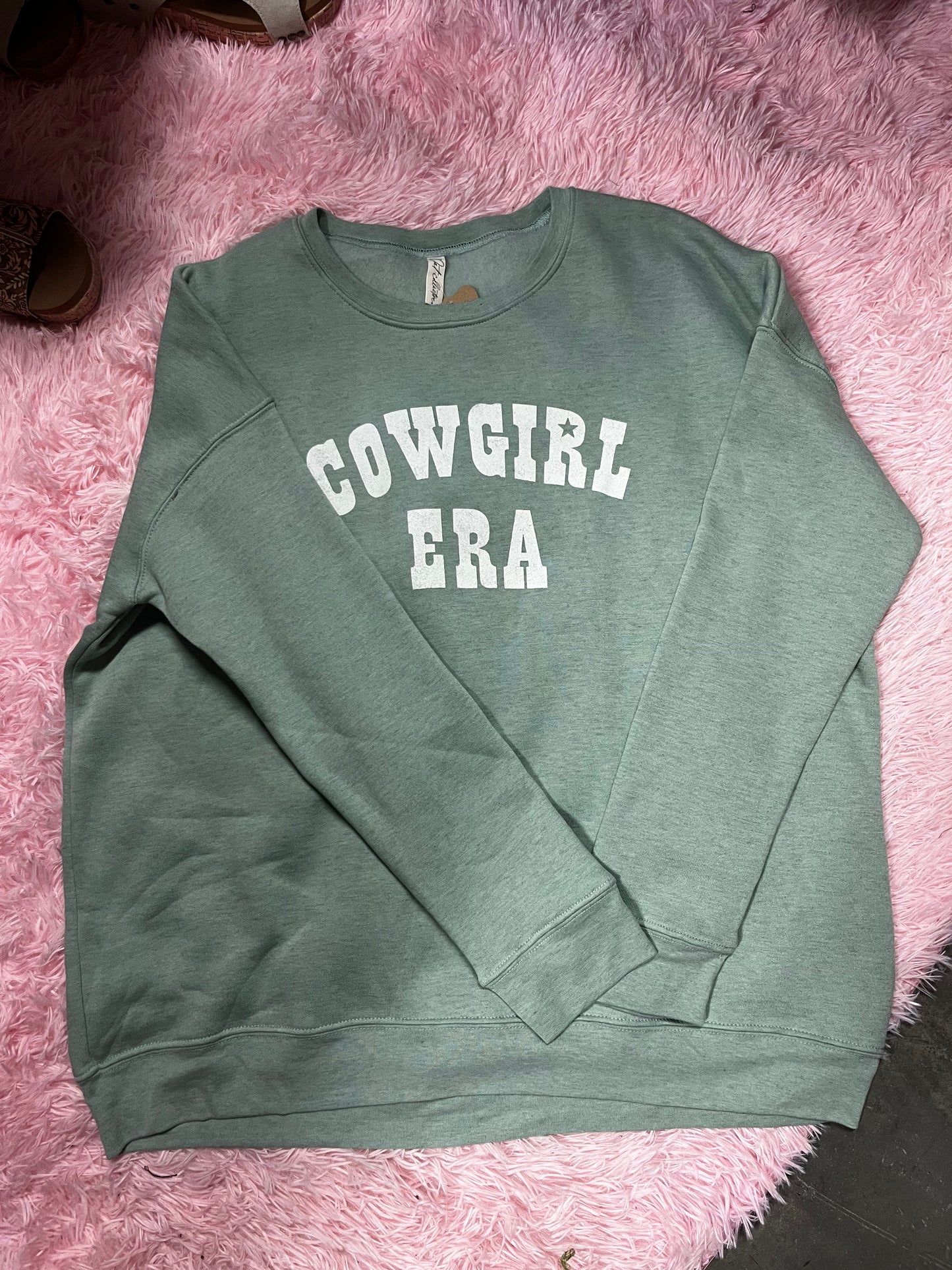 Dark Sage Cowgirl Era Sweatshirt